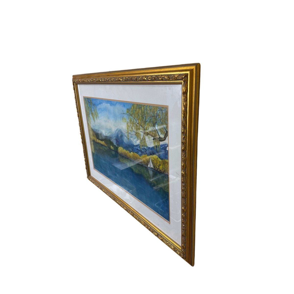 Original Watercolor on Paper - Autumn in New Zealand | Bazaa | Designer, Vintage and Antique Furniture