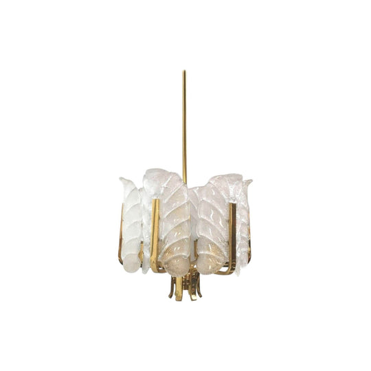 Orrefors Chandelier Pendant Light by Carl Fagerlund, 1980s
