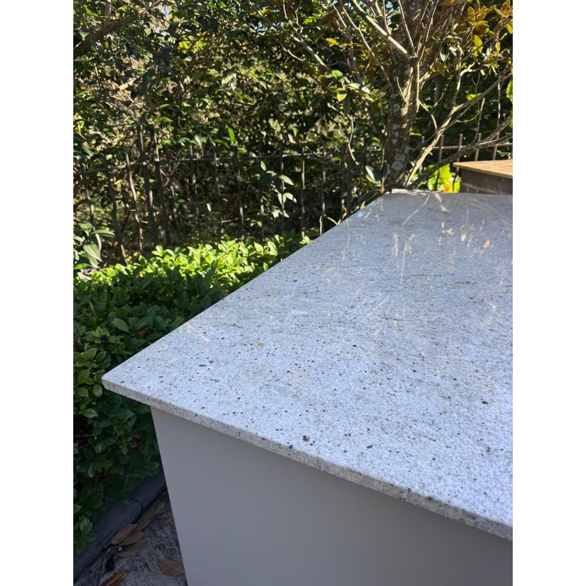 Outdoor Kitchen Island Granite Top Storage Cabinet on Castors 164cm | Bazaa | Designer, Vintage and Antique Furniture