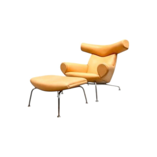 Ox Chair and Otttoman