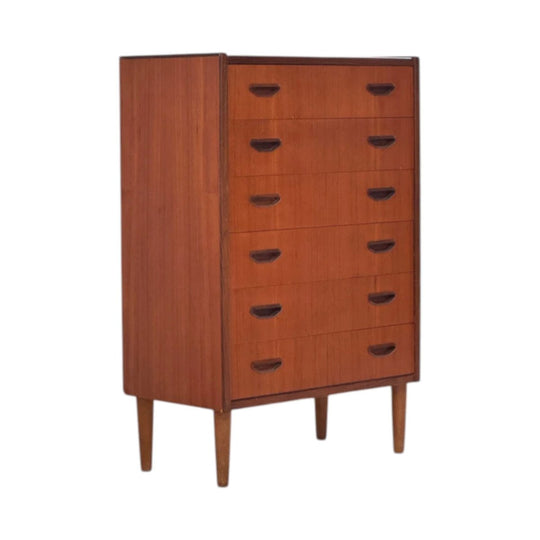 P. Westergaard Slimline Danish Tall Boy Drawers