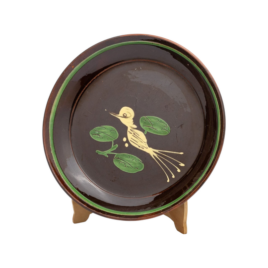 Beautiful Vintage French serving plate with bird motif from Annecy