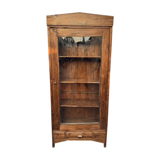 Glass and Teak Cabinet From Java