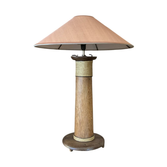 Pacific Green Large Table Lamp. New shade and wiring