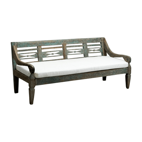 Painted & Carved Vintage Daybed
