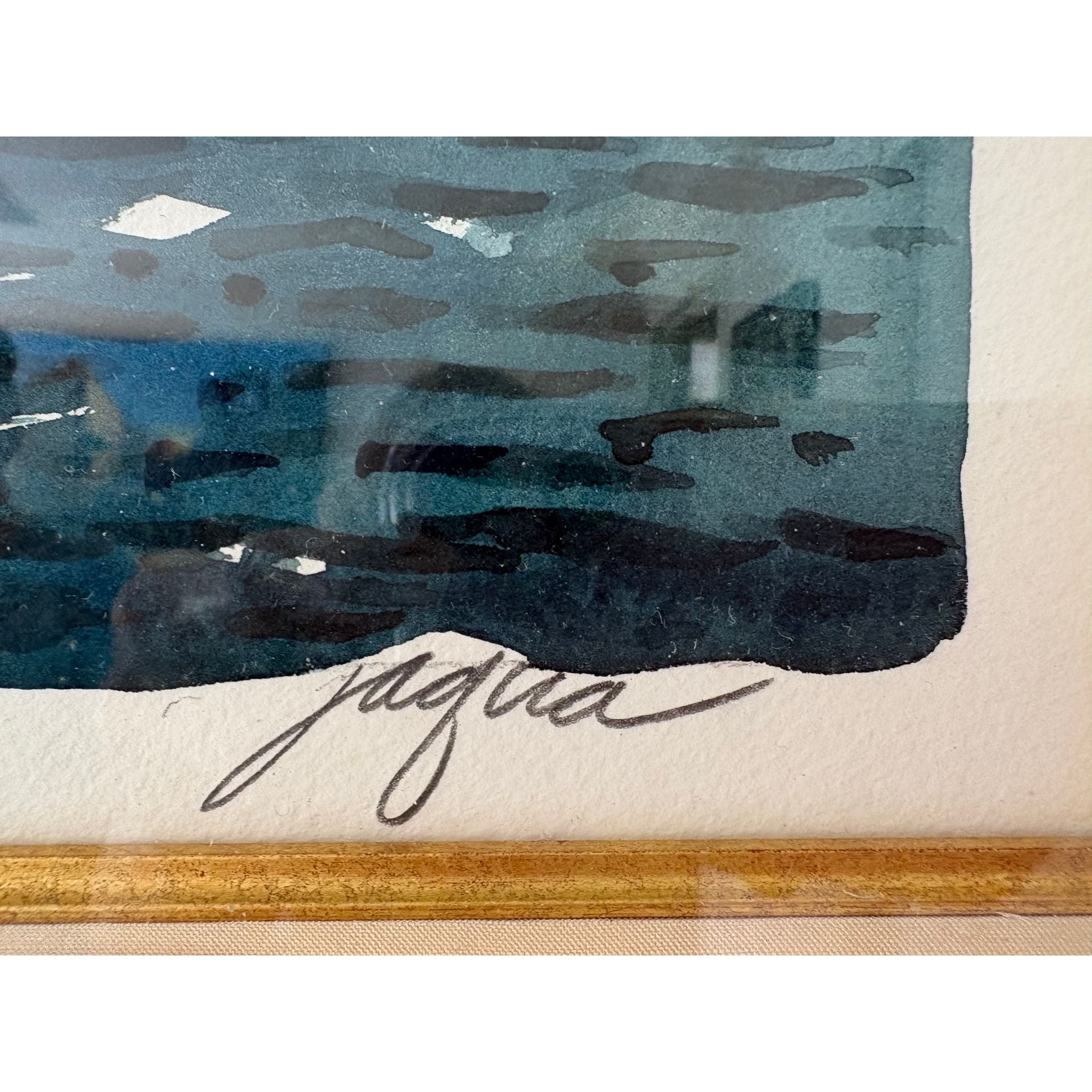 Painting of Corinthian Yacht Club - Tiburon | Bazaa | Designer, Vintage and Antique Furniture