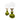 Pair MCM Ceramic Table Lamps in Lime Green | Bazaa | Designer, Vintage and Antique Furniture