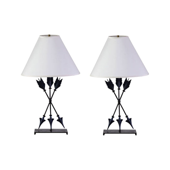 Pair of 1950s Style Arrow Lamps
