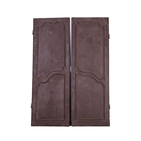 Pair of Antique French Armoire cupboard doors from a collection in Provence