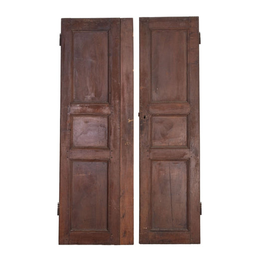 Pair of Antique French Armoire cupboard doors from a collection in Provence