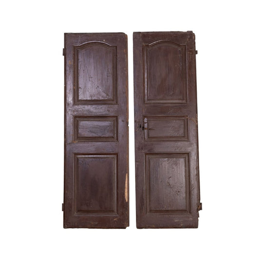 Pair of Antique French Armoire cupboard doors from a collection in Provence