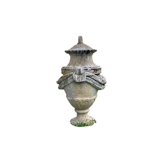 Pair of antique French garden ornaments circa 1780