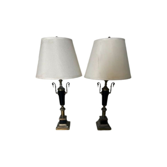 Pair of Art Deco 1930s Brass / Bronze Lamps