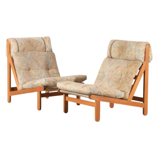 Pair of Bernt Petersen "Rag Chairs" in Douglas Fir (for reupholstering)