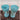 Pair of Blue Opaline Glass Victorian Lustre Vases | Bazaa | Designer, Vintage and Antique Furniture