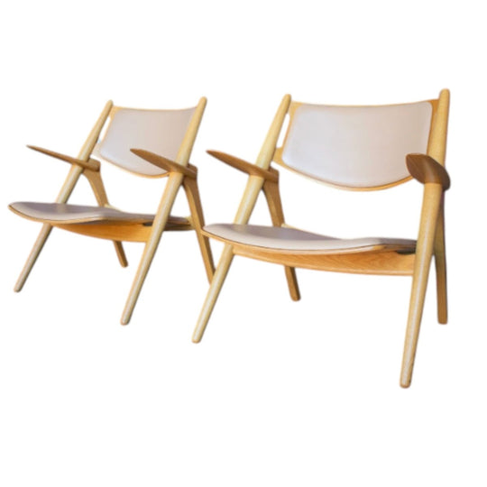 Pair of Carl Hansen & Søn CH28 Armchairs – Hans J. Wegner