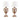 Pair of Italian Silver Gilt Twin Handled Urn Lamp | Bazaa | Designer, Vintage and Antique Furniture