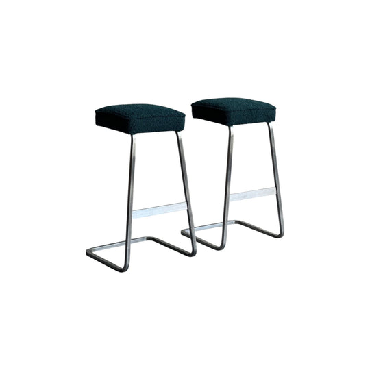 Pair of Mid Century 'Four Seasons' Barstools by Ludwig Mies van der Rohe