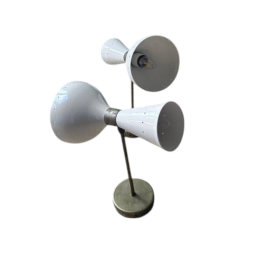 Pair of Mid-Century Italian "Bowtie" Sconces — Stilnovo / Sarfatti Style, 1950s–60s