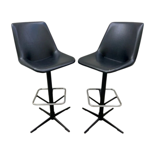 Pair of Mid-Century Swivel Bar Stools