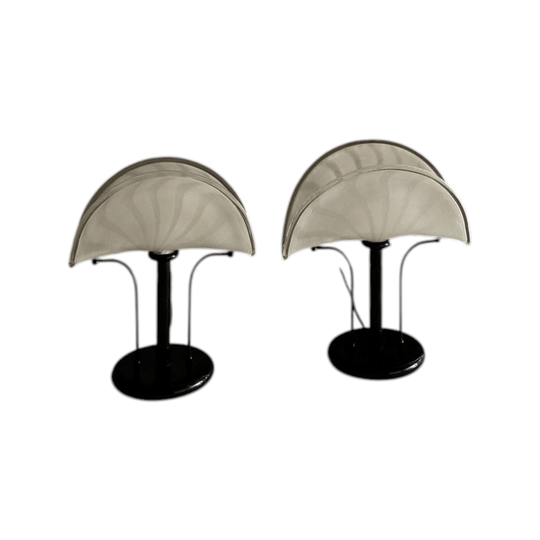 Pair of Murano Glass Table Lamps, Italy