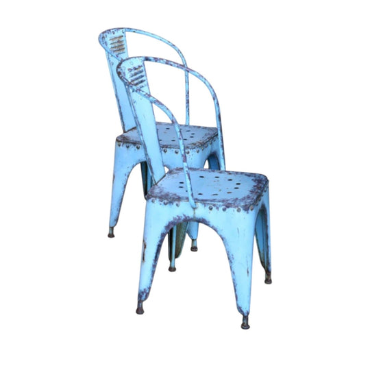 Pair of Original French Cafe Chairs c1930