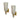 Pair of Pearlescent Murano Wall Sconces | Bazaa | Designer, Vintage and Antique Furniture