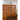 Pair of solid timber carved bedsides with twisted metal base | Bazaa | Designer, Vintage and Antique Furniture