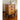 Pair of solid timber carved bedsides with twisted metal base | Bazaa | Designer, Vintage and Antique Furniture