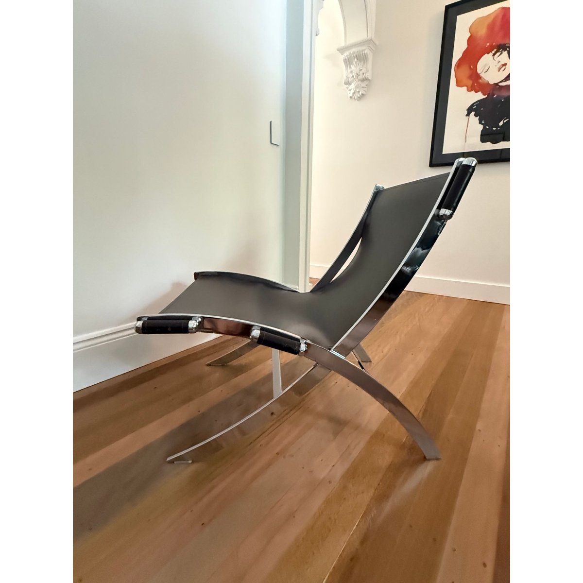 Pair of Timeless Scissor Chairs by Paul Tuttle & Antonio Citterio for Flexform, Italy, 1980s | Bazaa | Designer, Vintage and Antique Furniture