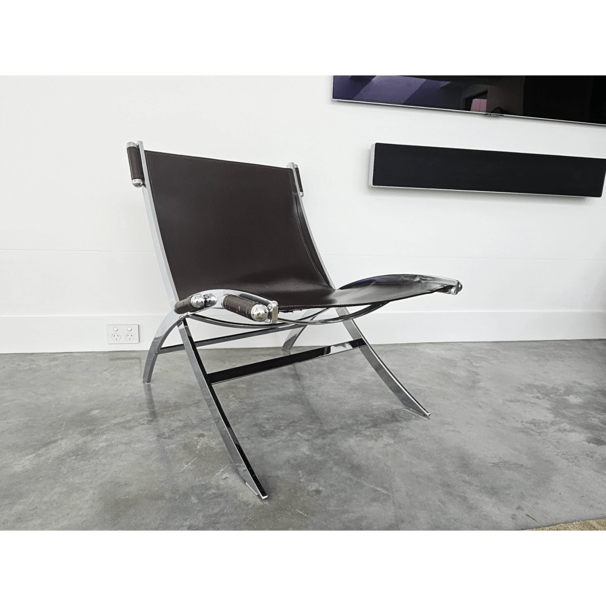 Pair of Timeless Scissor Chairs by Paul Tuttle & Antonio Citterio for Flexform, Italy, 1980s | Bazaa | Designer, Vintage and Antique Furniture