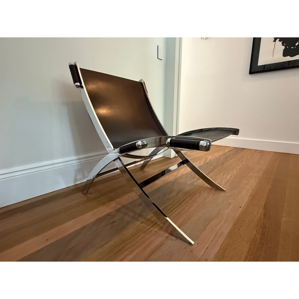 Pair of Timeless Scissor Chairs by Paul Tuttle & Antonio Citterio for Flexform, Italy, 1980s | Bazaa | Designer, Vintage and Antique Furniture