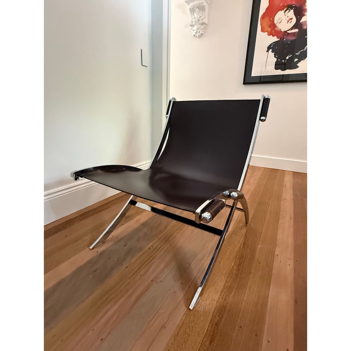 Pair of Timeless Scissor Chairs by Paul Tuttle & Antonio Citterio for Flexform, Italy, 1980s | Bazaa | Designer, Vintage and Antique Furniture