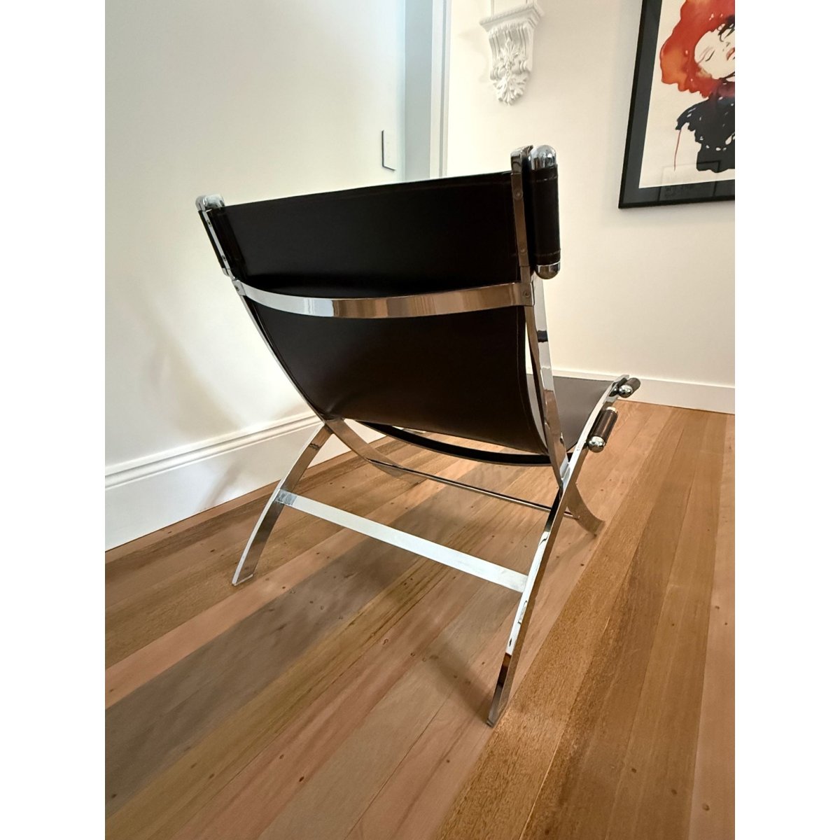 Pair of Timeless Scissor Chairs by Paul Tuttle & Antonio Citterio for Flexform, Italy, 1980s | Bazaa | Designer, Vintage and Antique Furniture