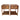 Pair of Vintage Rattan Bedside Tables with Black Trims | Bazaa | Designer, Vintage and Antique Furniture