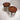 Pair of Vintage Round Marquetry Inlay Side Tables | Bazaa | Designer, Vintage and Antique Furniture