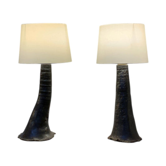 Pair of Western Australian Grass Tree Table Lamps. New wiring | Bazaa | Designer, Vintage and Antique Furniture