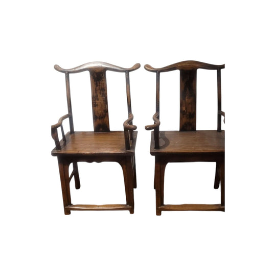 Pair Qing Dynasty chairs