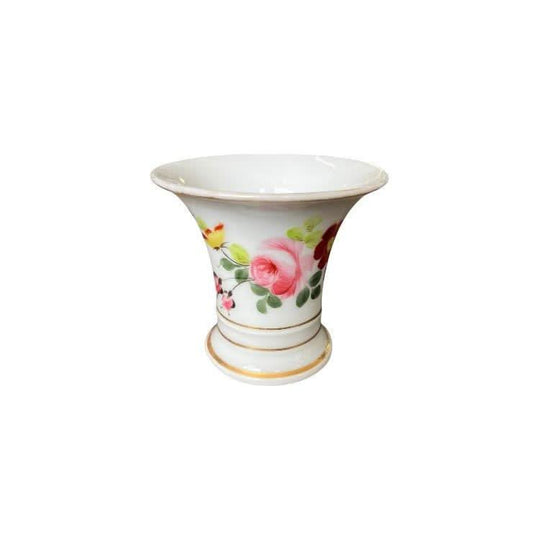 Paris Porcelain spill vase, flowers, c. 1870