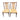 Parker Mid - Century T - Back Dining Chairs - Set of Two | Bazaa | Designer, Vintage and Antique Furniture