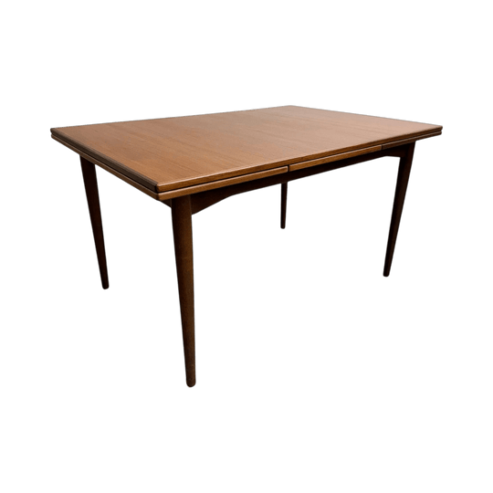 Parker Mid Century Teak Rectangular Extension Dining Table Restored