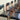 Parker Number 62 Dining Chairs – Original Black Vinyl - Set of 8 (Chairs Only) | Bazaa | Designer, Vintage and Antique Furniture
