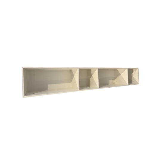 Perfect Condition Matt white lacquered Como Bookcase from Bo Concept.