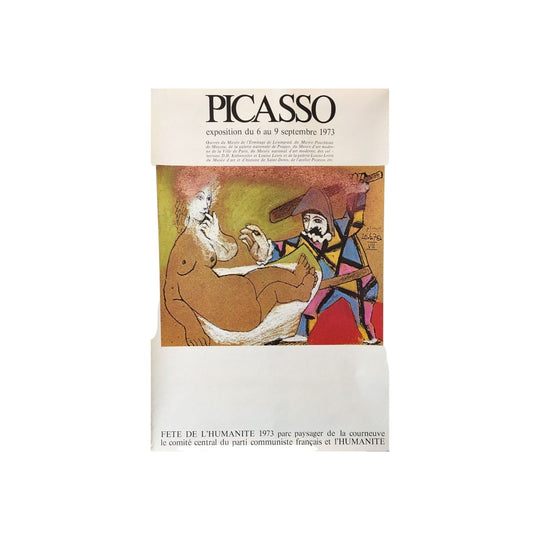 Picasso Exposition Fête de l'Humanité 1973