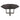 Pierre Vandel Octagonal Dining Table in Black Glass and Aluminium c.1980 | Bazaa | Designer, Vintage and Antique Furniture