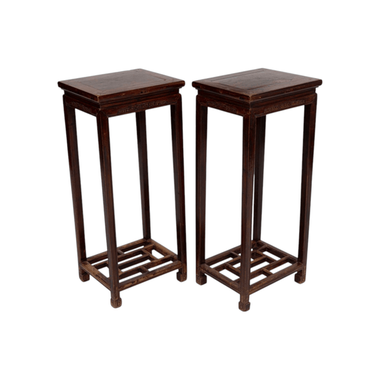 Plant stands with good wishes motifs