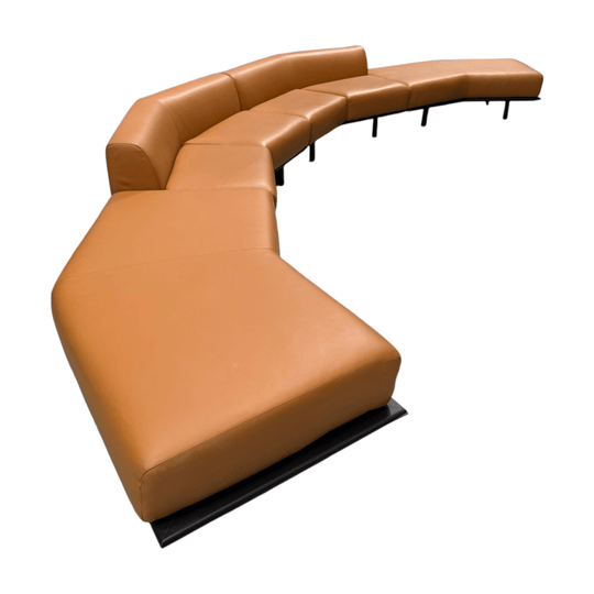 Platforma Modular Lounge by Zenith Tan Leather