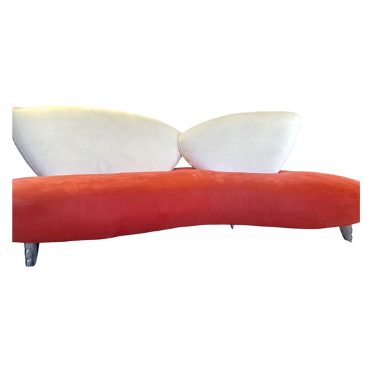 Poltromec Italia sculptural sofa and matching chaise, early 2000s