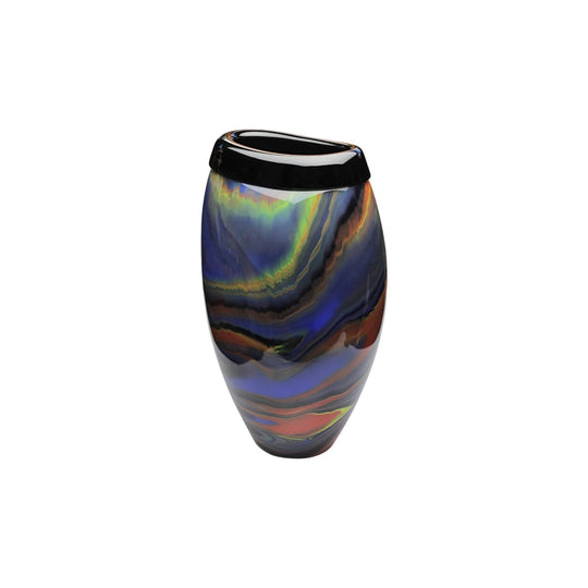 Polychromatic Marbled Glass Vase by Missoni