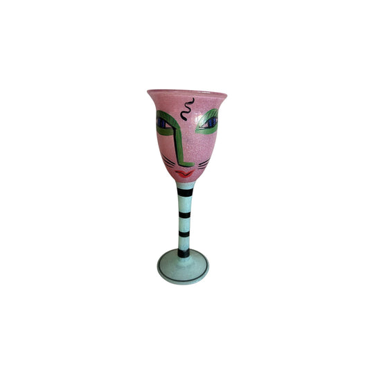 Ulrica Hydman-Vallien Kosta Boda Open Minds Series Wine Glass